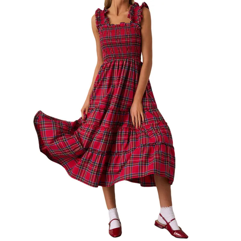 Christmas Women Sleeveless Dress