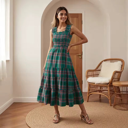 Christmas Women Sleeveless Dress